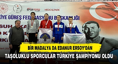 TAŞOLUKLU SPORCULAR TÜRKİYE ŞAMPİYONU OLDU