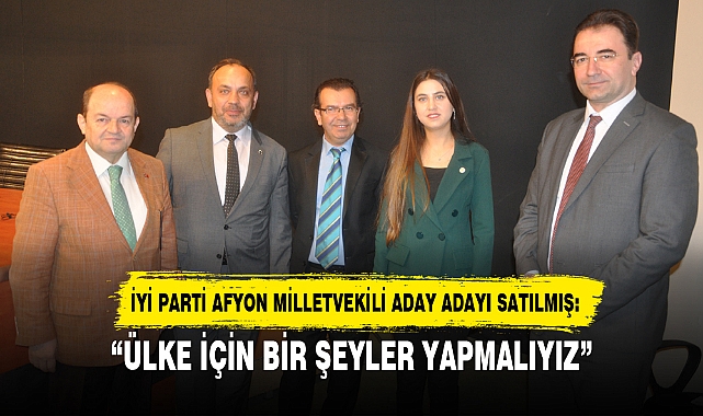 "ÜLKE İÇİN BİR ŞEYLER YAPMALIYIZ"