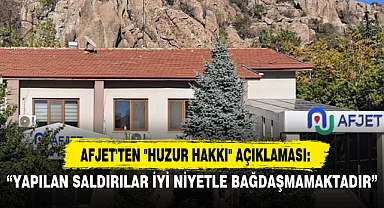 “YAPILAN SALDIRILAR İYİ NİYETLE BAĞDAŞMAMAKTADIR”