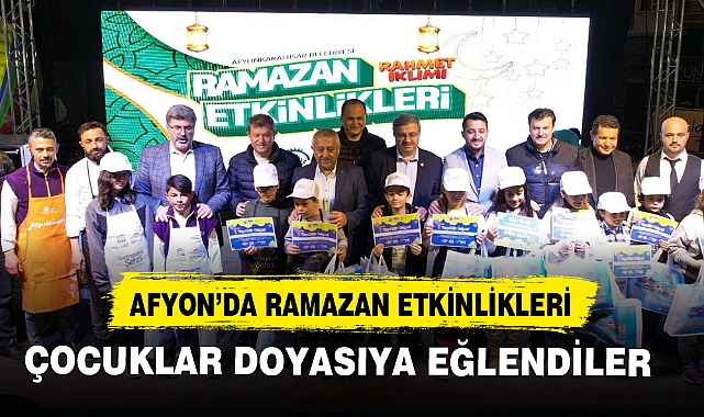 AFYON’DA RAMAZAN ETKİNLİKLERİ DEVAM EDİYOR