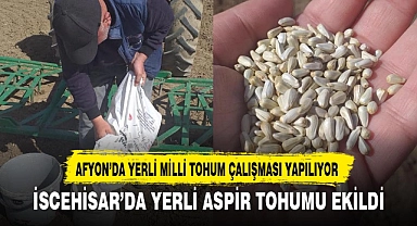 AFYON’DA YERLİ VE MİLLİ TOHUM ÇALIŞMASI YAPILIYOR