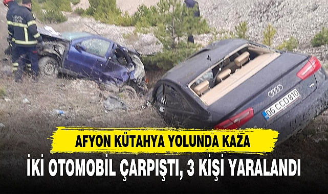 AFYON KÜTAHYA YOLUNDA KAZA