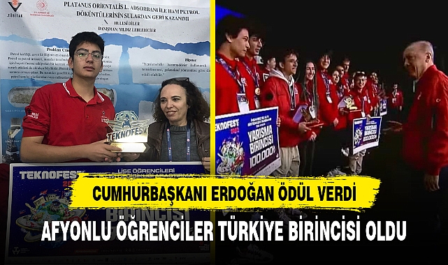 AFYONLU ÖĞRENCİLER TÜRKİYE BİRİNCİSİ OLDU