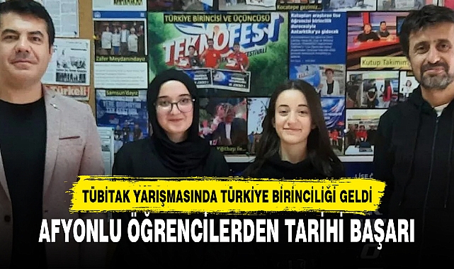 AFYONLU ÖĞRENCİLERDEN TARİHİ BAŞARI