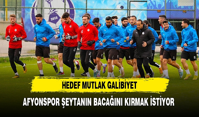 AFYONSPOR ŞEYTANIN BACAĞINI KIRMAK İSTİYOR