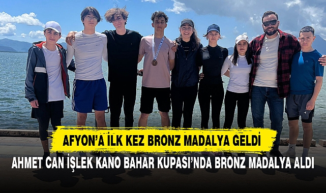 AHMET CAN İŞLEK KANO BAHAR KUPASI’NDA BRONZ MADALYA ALDI