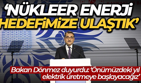 BAKAN DÖNMEZ: '35 MİLYON TON KARBON SALIMININ ÖNÜNE GEÇMİŞ OLACAĞIZ'