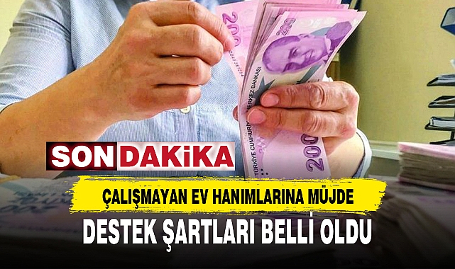 ÇALIŞMAYAN EV HANIMLARINA MÜJDE
