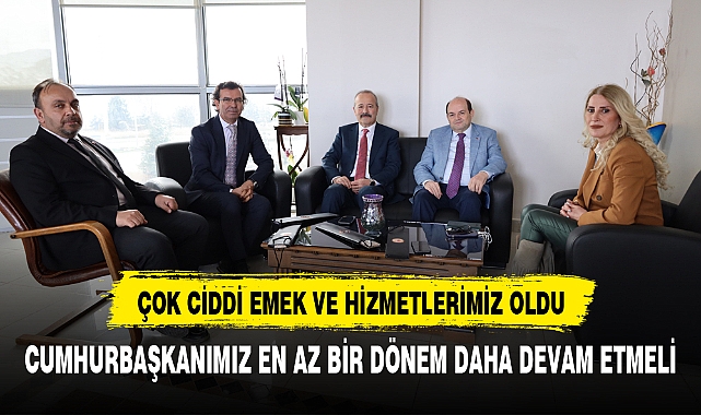 CUMHURBAŞKANIMIZ EN AZ BİR DÖNEM DAHA DEVAM ETMELİ