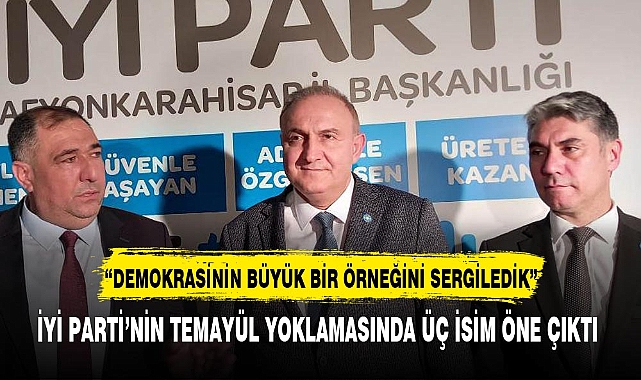 “DEMOKRASİNİN BÜYÜK BİR ÖRNEĞİNİ SERGİLEDİK”