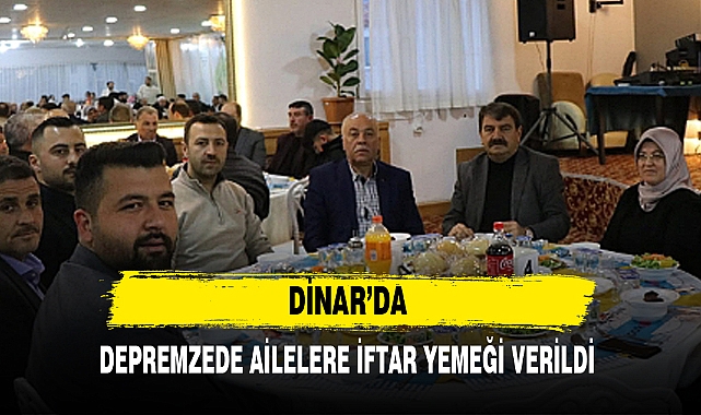 DEPREMZEDE AİLELERE İFTAR YEMEĞİ VERİLDİ