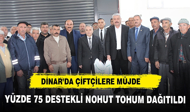 DİNAR’DA ÇİFTÇİLERE MÜJDE