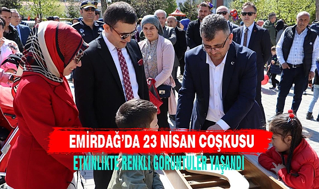 EMİRDAĞ’DA 23 NİSAN COŞKUSU