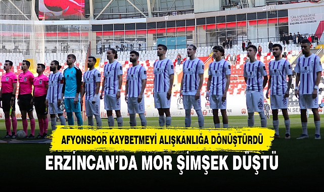 ERZİNCAN’DA MOR ŞİMŞEK DÜŞTÜ