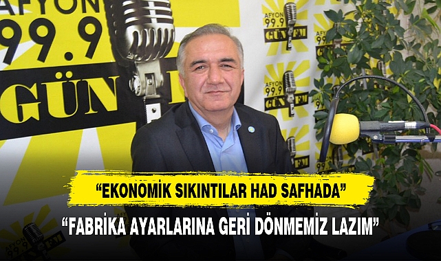 “FABRİKA AYARLARINA GERİ DÖNMEMİZ LAZIM”