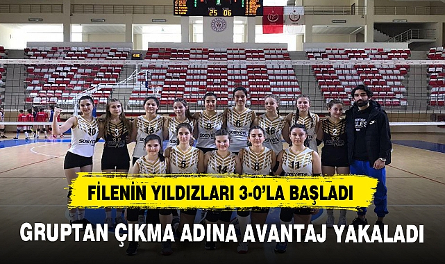 FİLENİN YILDIZLARI 3-0’LA BAŞLADI