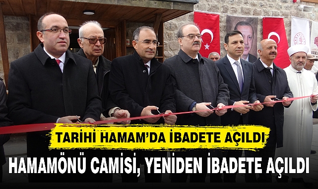 HAMAMÖNÜ CAMİSİ, YENİDEN İBADETE AÇILDI