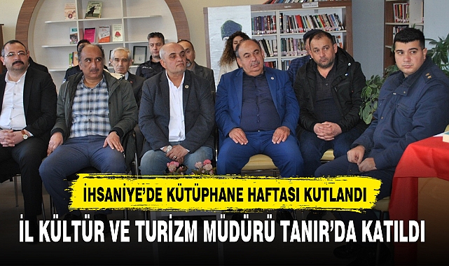 İHSANİYE’DE KÜTÜPHANE HAFTASI KUTLANDI