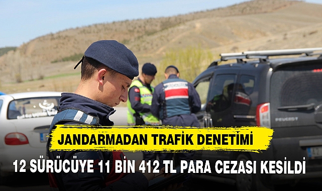 JANDARMADAN TRAFİK DENETİMİ