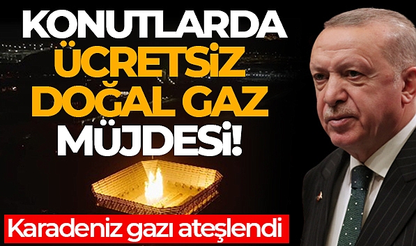 Karadeniz gazı iki yeni müjdeyle hanelere geliyor