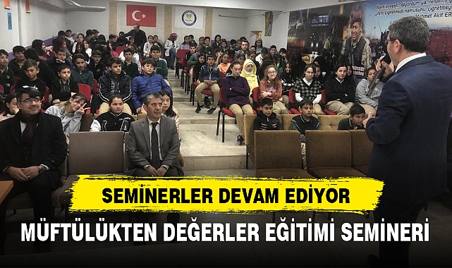 MÜFTÜLÜKTEN DEĞERLER EĞİTİMİ SEMİNERİ