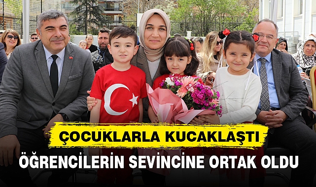 ÖĞRENCİLERİN SEVİNCİNE ORTAK OLDU