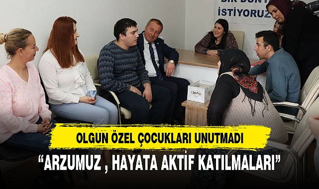 OLGUN ÖZEL ÇOCUKLARI UNUTMADI