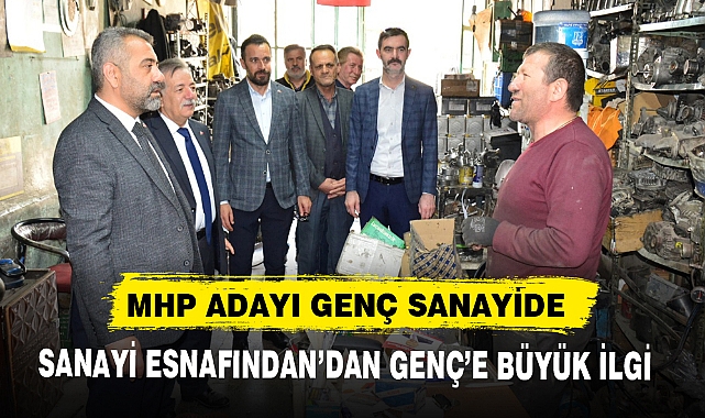 SANAYİ ESNAFINDAN’DAN GENÇ’E BÜYÜK İLGİ