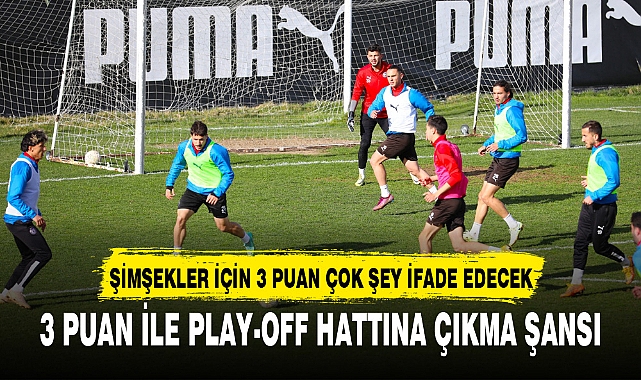 ŞİMŞEKLER İÇİN 3 PUAN ÇOK ŞEY İFADE EDECEK