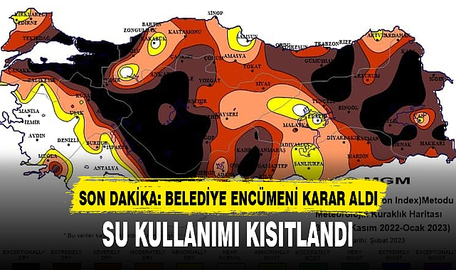 SU KULLANIMI KISITLANDI
