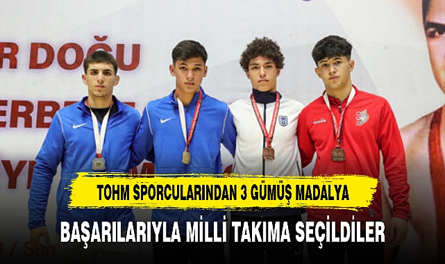 TOHM SPORCULARINDAN 3 GÜMÜŞ MADALYA