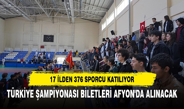 TÜRKİYE ŞAMPİYONASI BİLETLERİ AFYON'DA ALINACAK