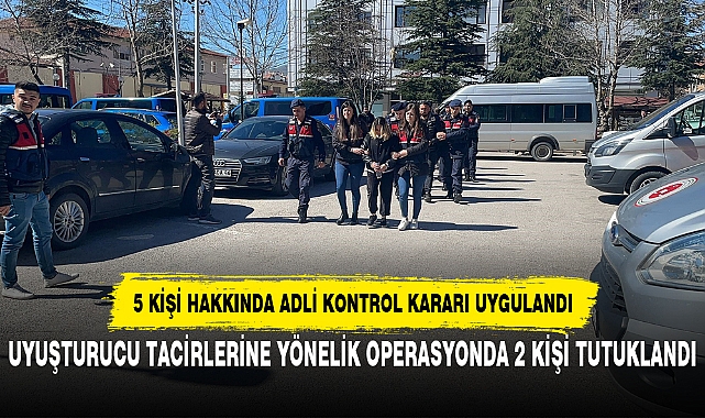 UYUŞTURUCU TACİRLERİNE YÖNELİK OPERASYONDA 2 KİŞİ TUTUKLANDI