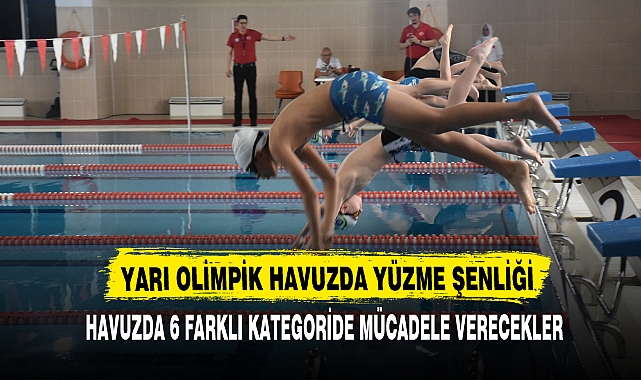 YARI OLİMPİK HAVUZDA YÜZME ŞENLİĞİ