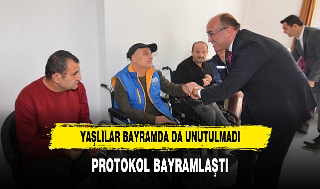 YAŞLILAR BAYRAMDA DA UNUTULMADI