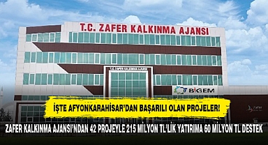 ZAFER KALKINMA AJANSI’NDAN 42 PROJEYLE 215 MİLYON TL’LİK YATIRIMA 60 MİLYON TL DESTEK