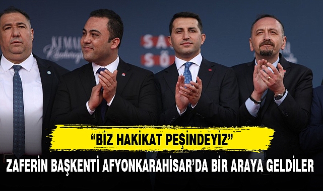 ZAFERİN BAŞKENTİ AFYONKARAHİSAR’DA BİR ARAYA GELDİLER