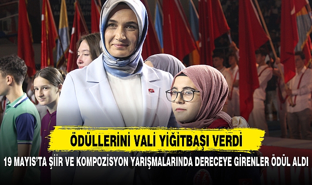 19 MAYIS’TA ŞİİR VE KOMPOZİSYON YARIŞMALARINDA DERECEYE GİRENLER ÖDÜL ALDI