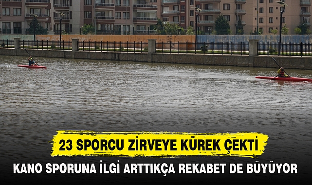 23 SPORCU ZİRVEYE KÜREK ÇEKTİ