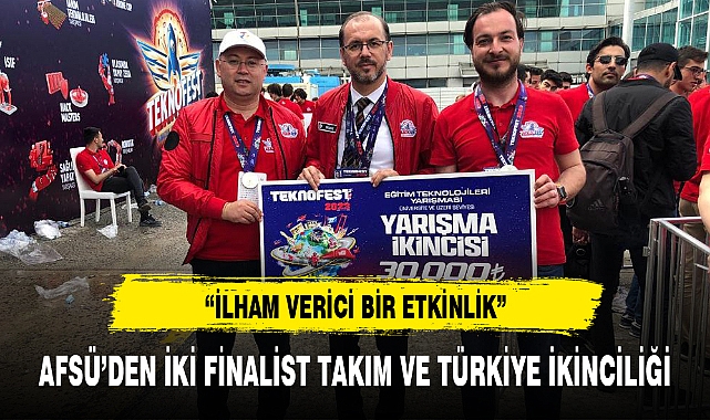 AFSÜ’DEN İKİ FİNALİST TAKIM VE TÜRKİYE İKİNCİLİĞİ
