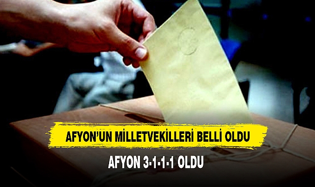 AFYON 3-1-1-1 OLDU
