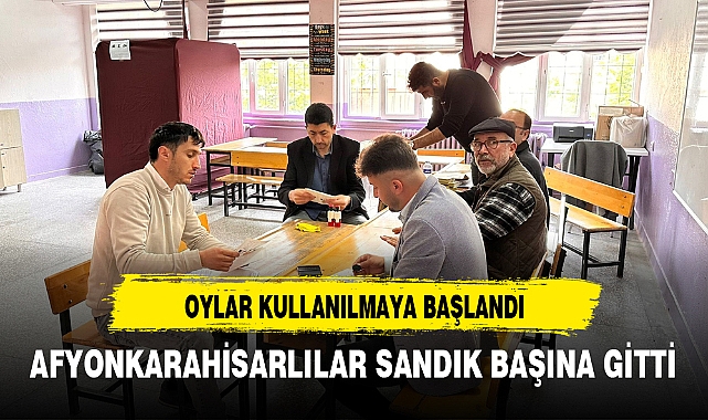 AFYONKARAHİSARLILAR SANDIK BAŞINA GİTTİ