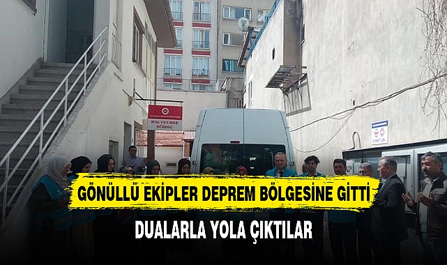 AFYONLU GÖNÜLLÜLER DEPREM BÖLGESİNDE
