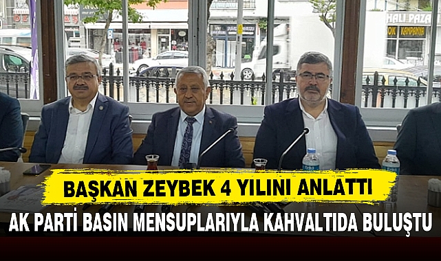 AK PARTİ BASIN MENSUPLARIYLA KAHVALTIDA BULUŞTU