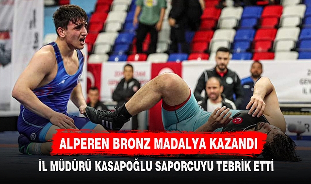 ALPEREN BRONZ MADALYA KAZANDI