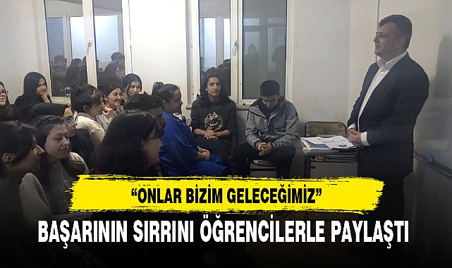 BAŞARININ SIRRINI ÖĞRENCİLERLE PAYLAŞTI