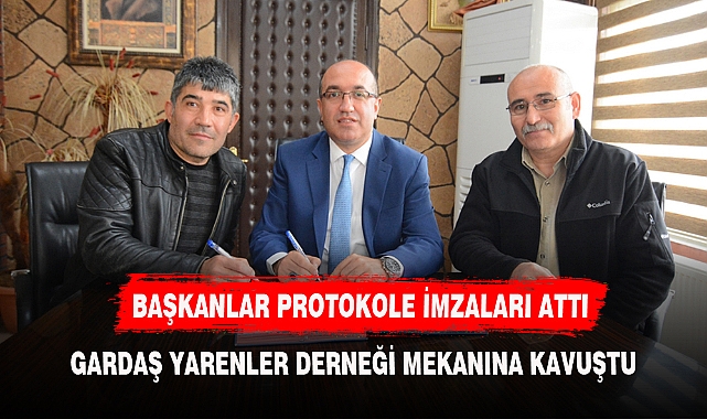 BAŞKANLAR PROTOKOLE İMZALARI ATTI