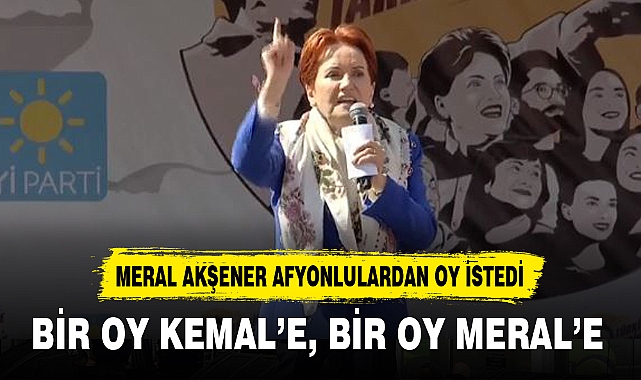 BİR OY KEMAL'E, BİR OY MERAL'E