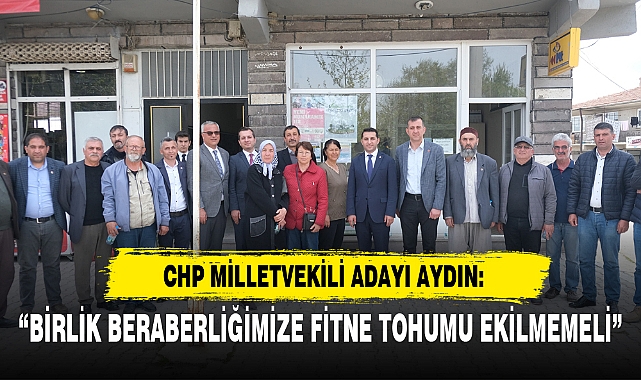 “BİRLİK BERABERLİĞİMİZE FİTNE TOHUMU EKİLMEMELİ”