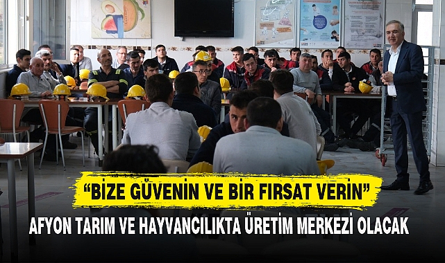 “BİZE GÜVENİN BİR FIRSAT VERİN”